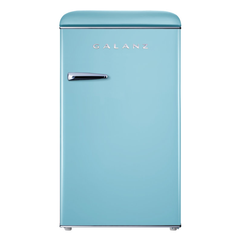 Galanz Retro 3.5 cu. ft. Freestanding Mini Fridge with Freezer